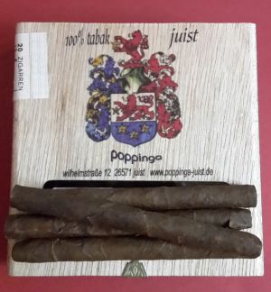 Cigarillo mit Pfeifentabak Brasil Poppinga100% - 12,60€